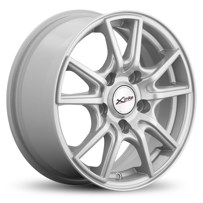 X'trike  X-104  6\R14 5*114,3 ET38  d67,1  Серебро  [4564]  Fb max 530 kg 85804939142 - фото 38011