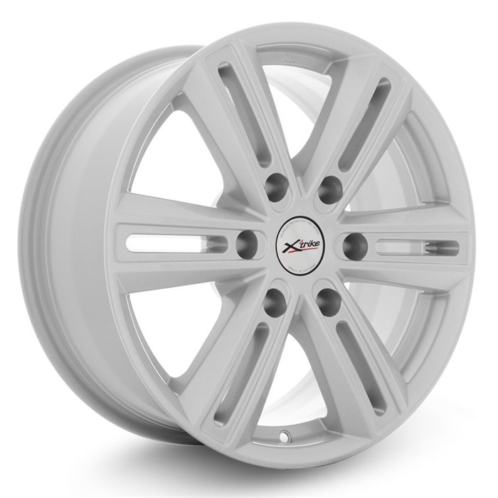 X'trike  X-124  7,5\R17 6*139,7 ET38  d67,1  Серебро  [67568]  Mitsubishi Pajero Sport  Fb max 900 kg 86475152480 - фото 38128