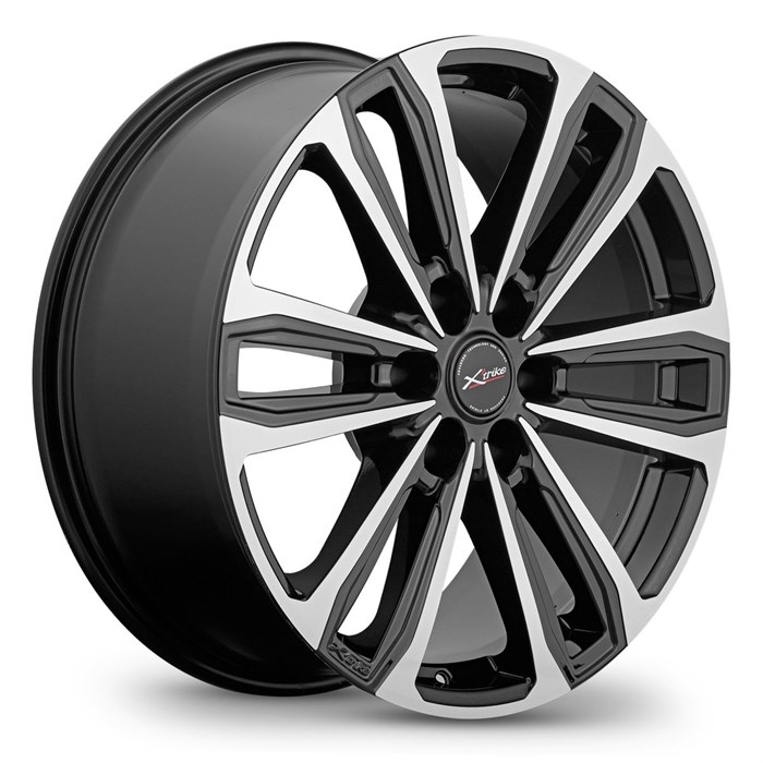 X'trike  X-142  8,5\R20 6*139,7 ET25  d106,1  Алмаз черный  [14202AK]  Toyota LC Prado <Ш>  Fb max 900 kg 118754954065 - фото 38261