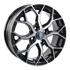 VENTI  1419 V  5,5\R14 4*100 ET43  d60,1  Алмаз черный  [V1419-5514-601-4x100-43BD]  Fb max 450 kg 101107129628