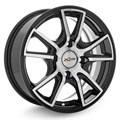 X'trike  X-104  6\R14 5*114,3 ET38  d67,1  Алмаз черный  [10862]  Fb max 530 kg 85858837898 - фото 38010